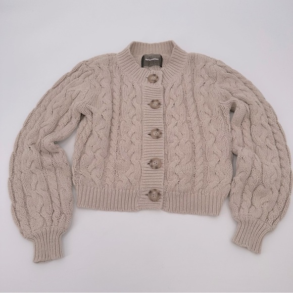 Reformation Sweaters - Reformation Annie Cable Knit Cardigan Sweater Size XS